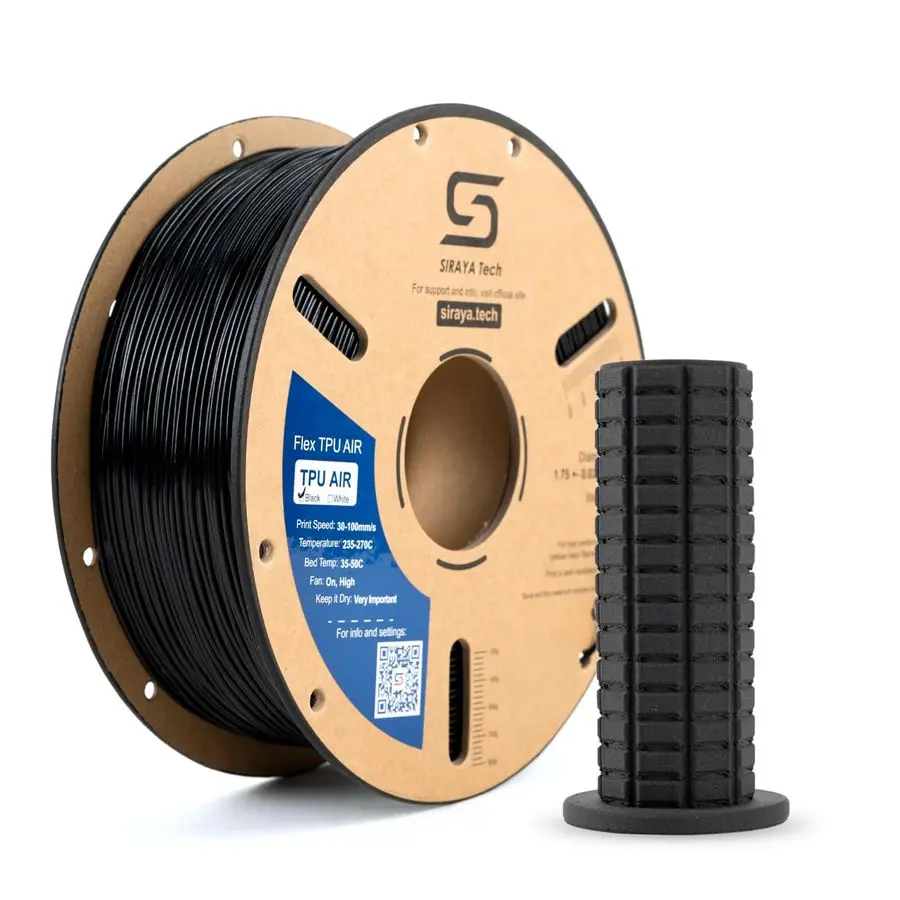 

Flex TPU Air Легкая активная пенящаяся гибкая 3D-нить, регулируемая твердость 65A82A, высокоскоростная печать, простая в использовании, для W