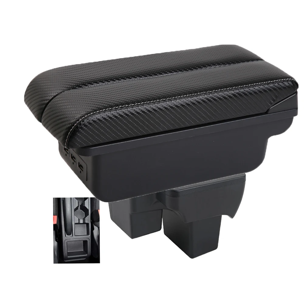 Opbergdoos voor de middenconsole met armsteun en elleboogondersteuning, voor de bestuurderszijde van de VW Polo, Nivus, Novo en Virtus – een accessoire voor het interieur van de auto.