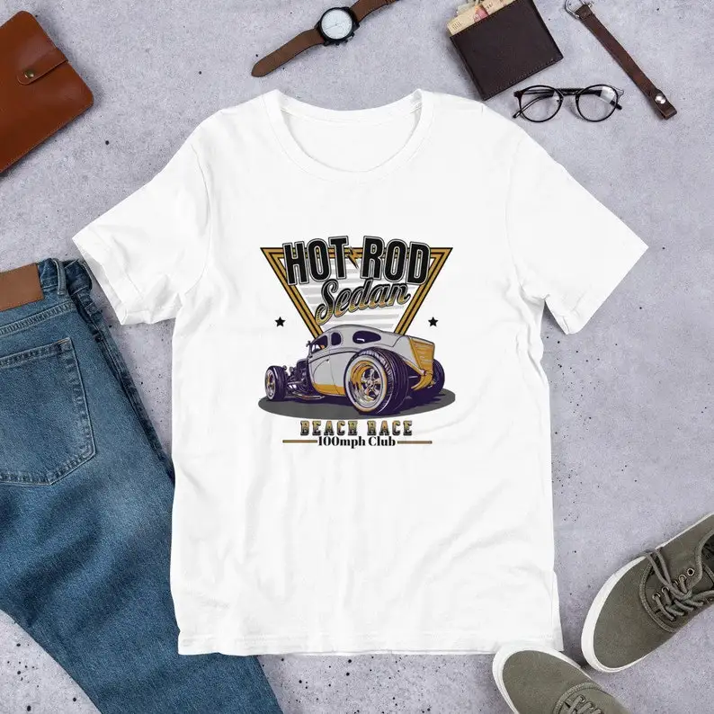 HotRod T-Shirt, HotRod, Car Tee, Men's Women's Unisex T-Shirt, Car Guy Gift,