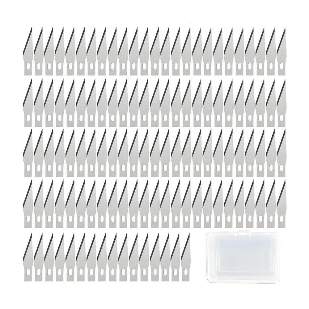 50/100pcs Knife Replacement Blades #11 DIY Hobby Precision Carving Craft Sculpture Cutting Tool Metal Engraving Scrapbooking