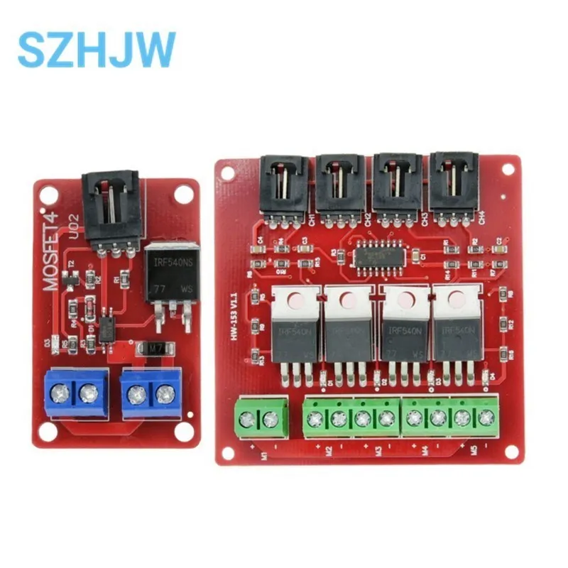 1/4 Channel one Four Route MOSFET Button IRF540 V4.0+ MOSFET Switch Module for Arduino Isolated power module