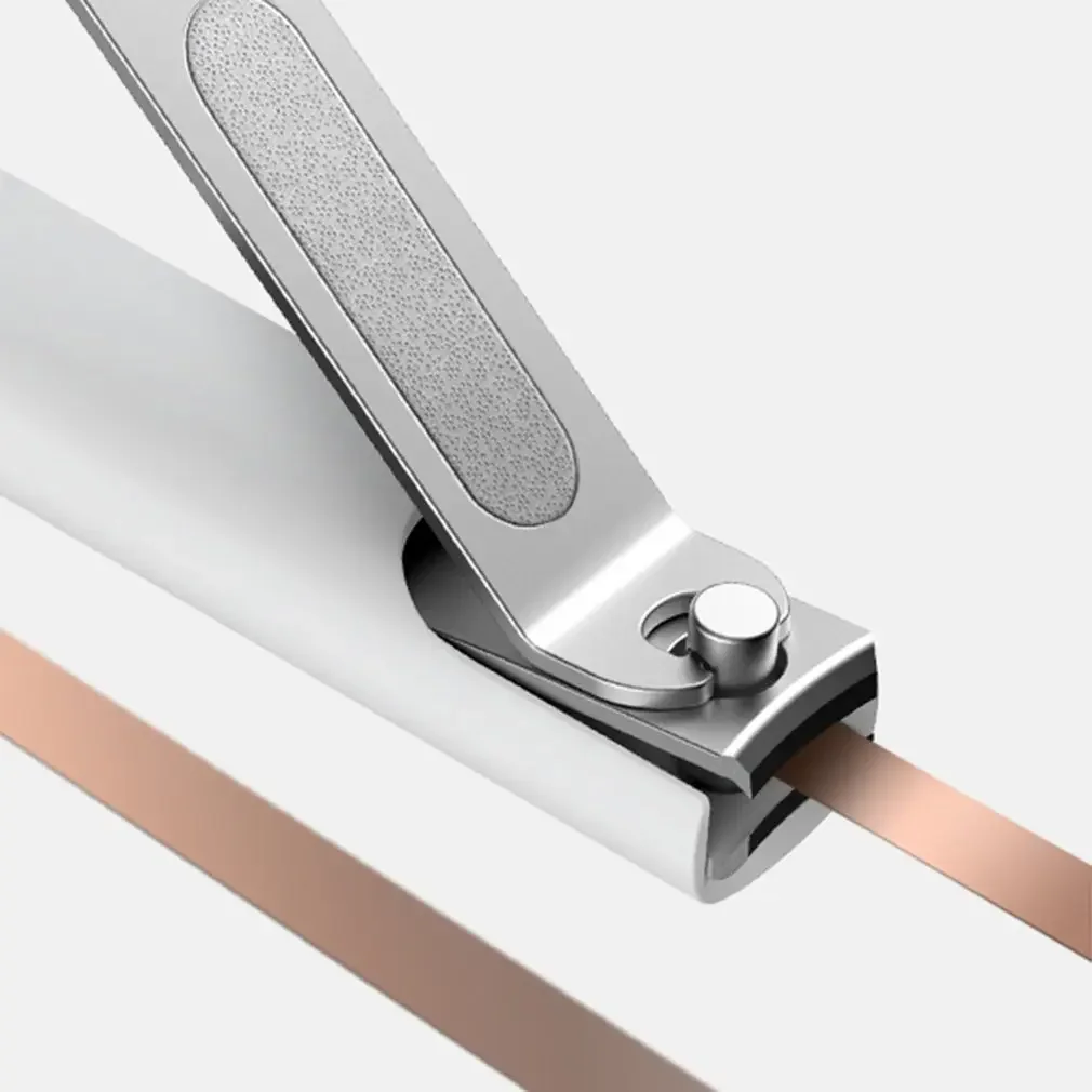 Mijia Stainless Steel Nail Clippers with Anti-splash Cover Trimmer Pedicure Care Nail Clippers Professional File Nail
