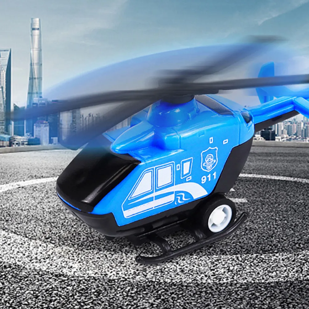 

12Pcs Inertia Pull Back Helicopters Creative Small Helicopter Playthings for Toddlers Birthday Gifts Early Learning Simulation