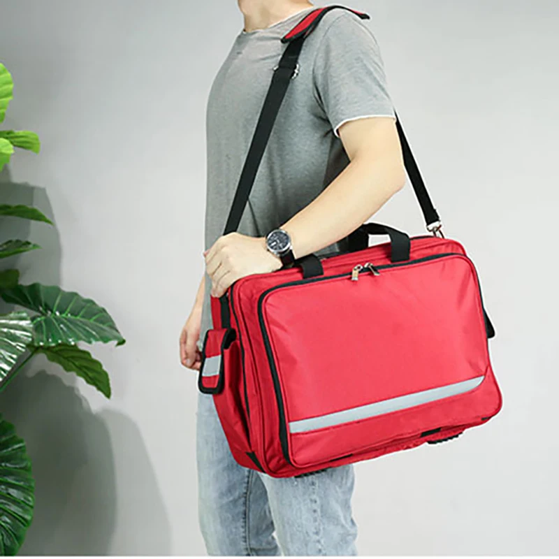 First Aid Kits Outdoor Emergency Rescue Medical Bags Large Capacity Empty Waterproof Reflective Oxford Multi-pocket Travel Bags