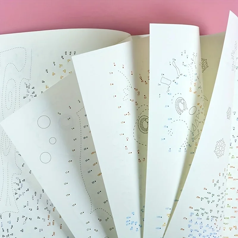 44 modelli complessi+risposte, libro da disegno connesso digitale, 3 diversi livelli di difficoltà, concentrazione e formazione in pazienza ﻿