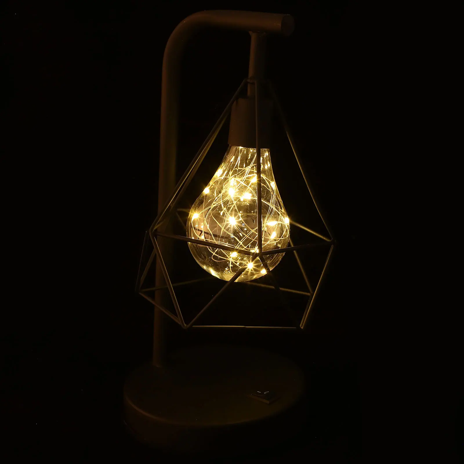 โคมไฟตั้งโต๊ะขนาดเล็กแบบสายทองแดง LED 1 ชิ้น สำหรับห้องนอน ห้องนั่งเล่น คาเฟ่ โรงแรม สไตล์นอร์ดิก มินิมอล วินเทจ อินดัสเทรียล