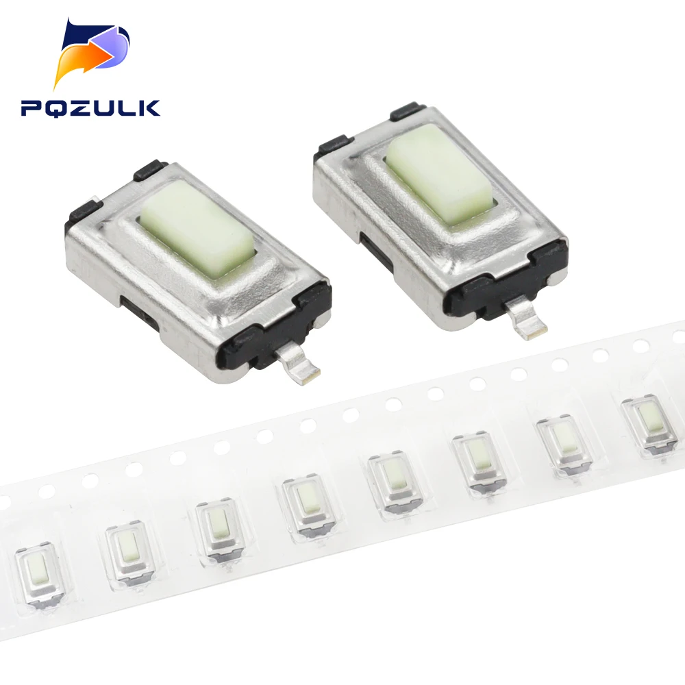 50PCS Tact Touch Micro Switch 3X6X2.5 Tactile Push Button Switch 3*6*2.5 mm SMD 2 Pin Car Remote Control Key Button Switch