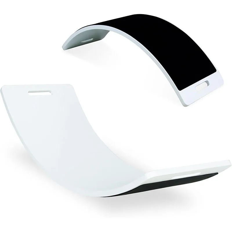 

Kids Wooden Balance Seesaw, Curved Indoor Outdoor Yoga Fitness Toy