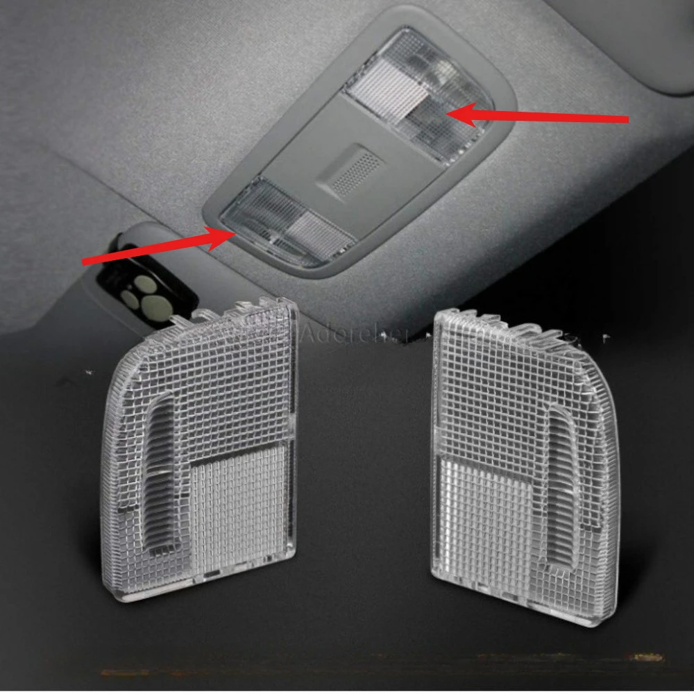 1 paire 34401-SDA-A21 Compatible avec Honda Accord CR-V Civic Crosstour Element Insight Odyssey Pilot, éclairage de plafond intérieur, lampe de lecture de toit