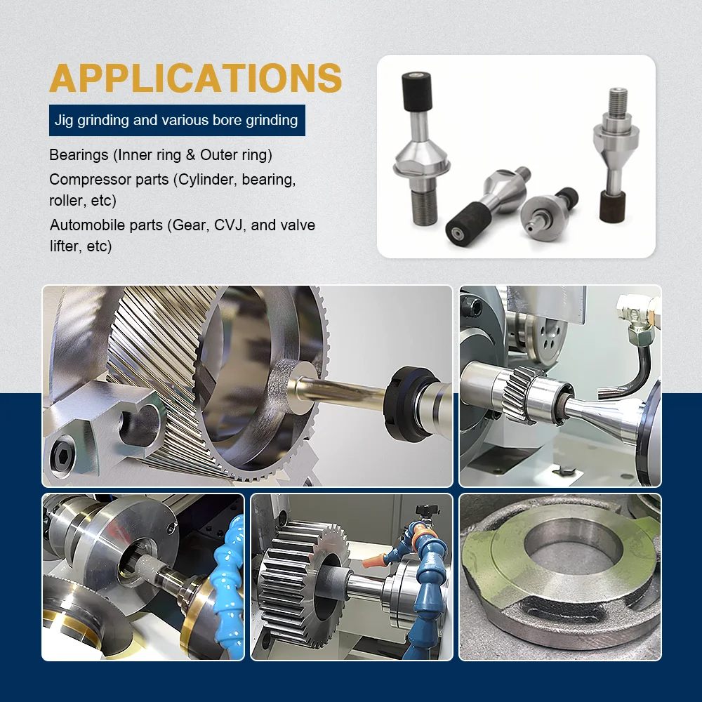 Vitrified Bond CBN Internal Grinding Wheels For Jig & Bore Grinding | Custom CBN Profile Grinding For Precision Applications