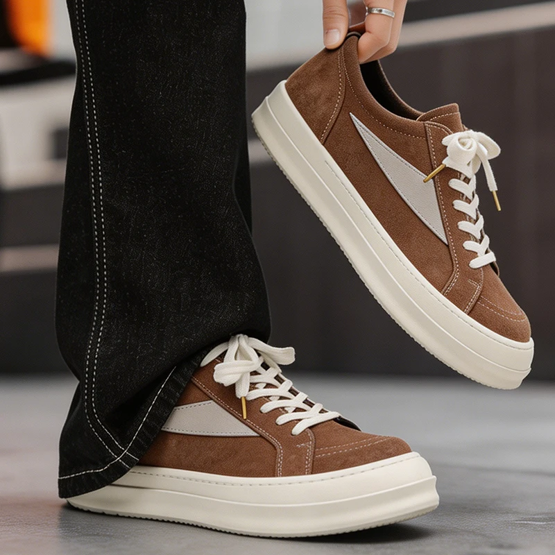 New Arrival Mens Casual Shoes Platform Male Sneakers Stylish Vulcanized Shoes for Man Hot Sale Casual Footwear Skateboard Shoes