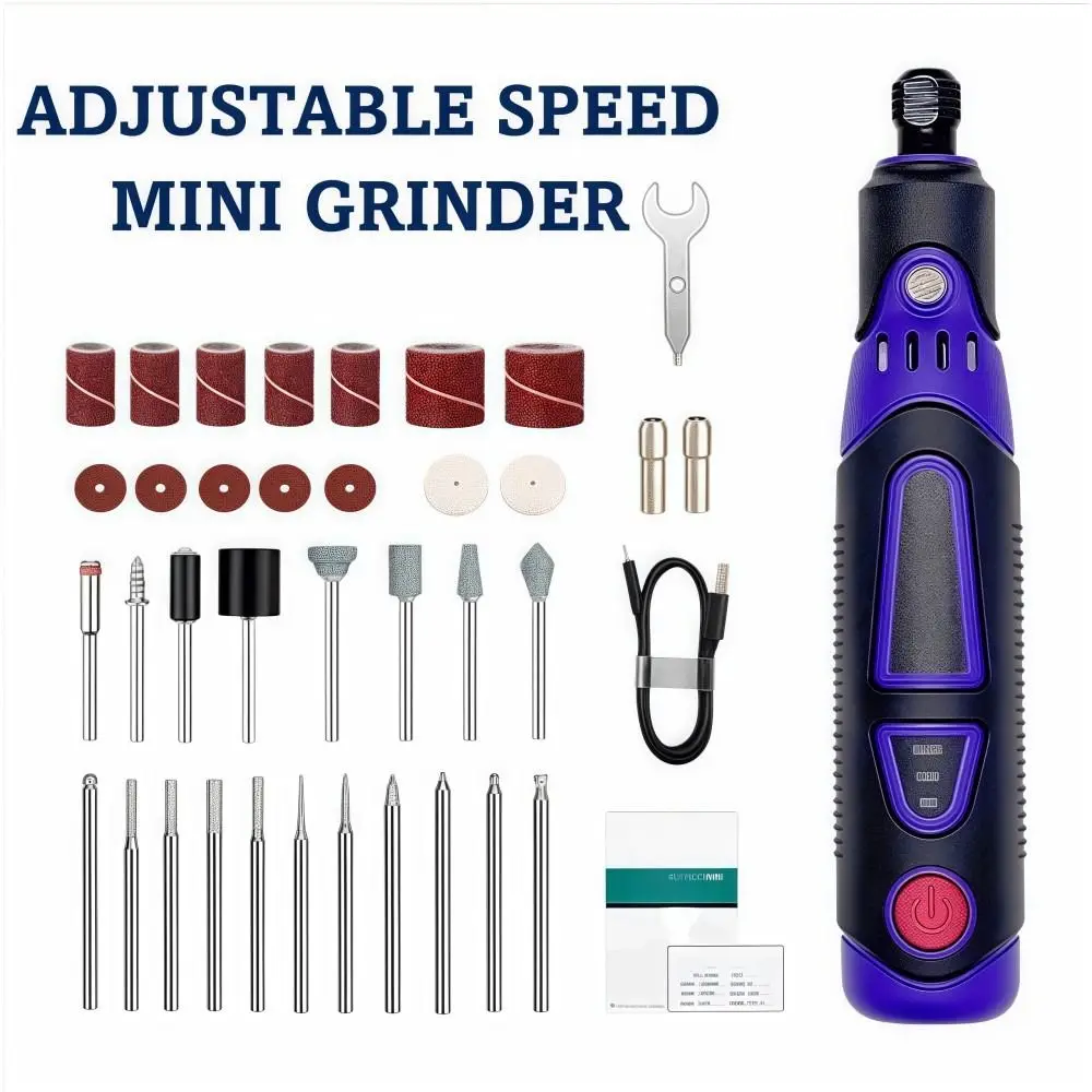 

Mini Rotary Tool Kit Cordless with 82 Accessories Power Rotary Tools Set 3.6V USB Recharge Engraver Tool Set