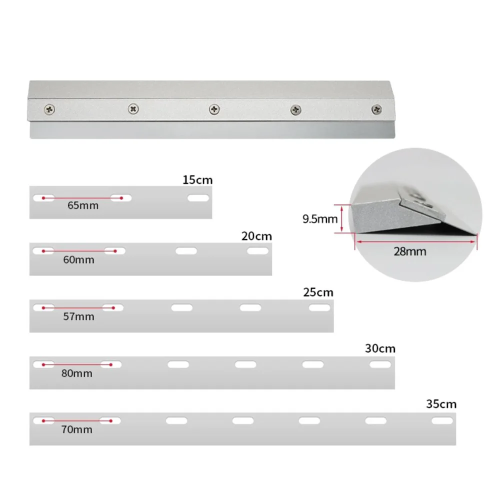 Free Ship Aluminum Semi Automatic SMT Printing Scraper Solder Paste Printing Machine Blade Solder Paste Scraper Holder