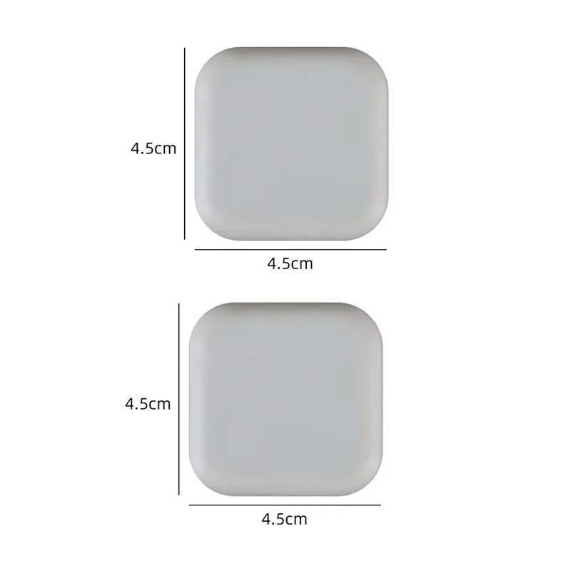 1/2/3 szt. Silikonowy Stoper do Drzwi Samoprzylepny Wyciszający Ochraniacz na Ścianę Podkładka Pod Drzwi Antywstrząsowa do Domu (2pcs Black) — Zdjęcie 2 z 2