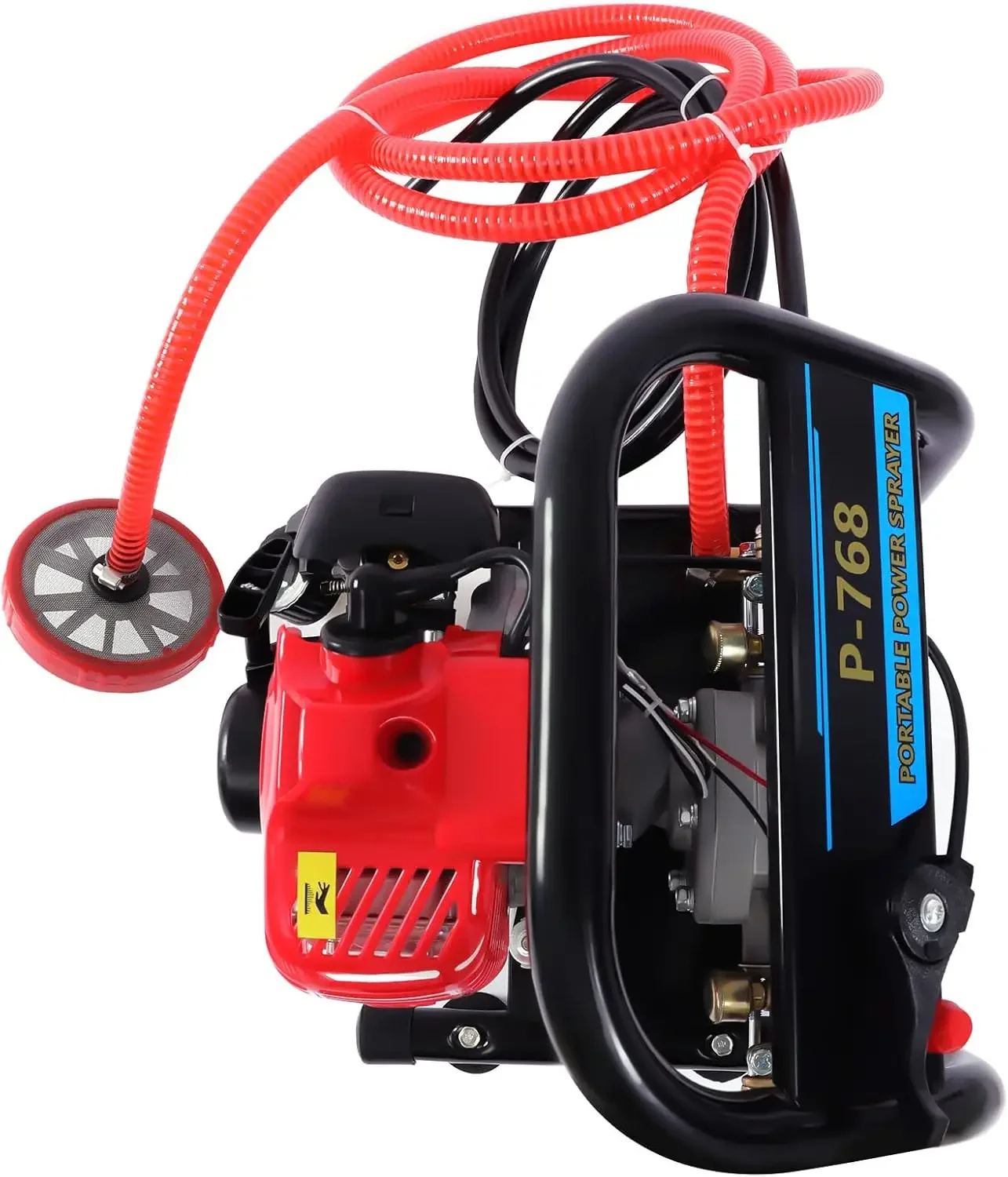 Macchina a spruzzo alimentata a gas, 26cc 2 tempi 0,9HP 8500 giri/min Spruzzatore per spolverino agricolo a benzina Spruzzatore portatile ad alta pressione