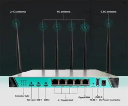 4G Router Dual LTE CAT4 CAT6 Module CPE Adopt MT7621 Chipset Frequency Up to 880MHZ WG1602