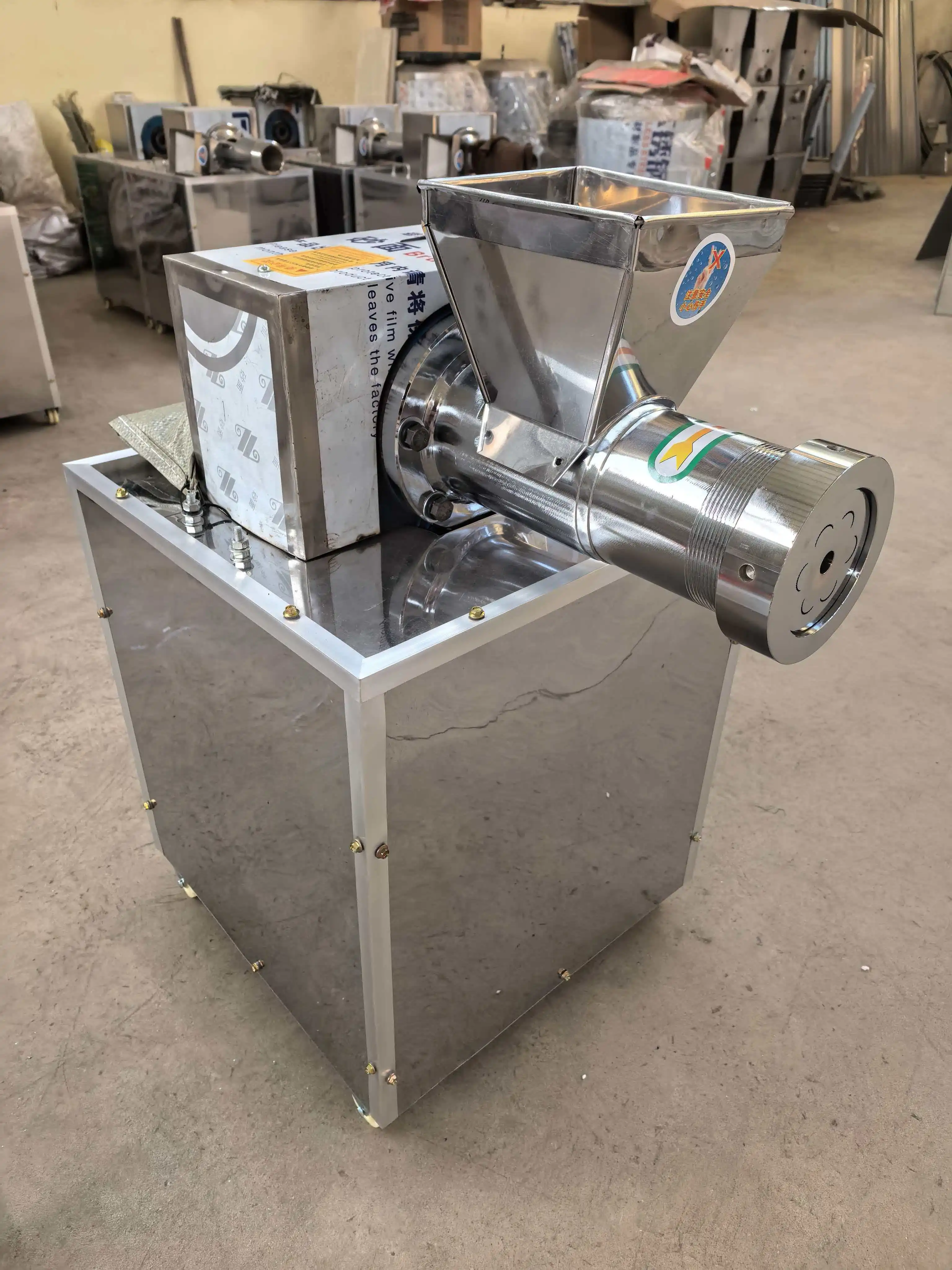Noodle Making Shell Pasta Macaroni Spiral Pasta Machine 100kg/h SUS304 4kw