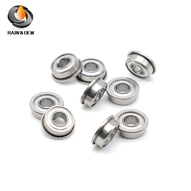 10Pcs 6X13X5mm Flange Ball  Bearing  F686ZZ ABEC-7 f686