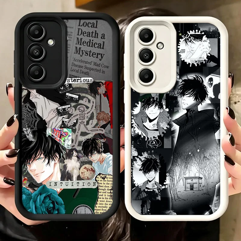 Funda de teléfono Kamonohashi Ron para Samsung A17 A27 A57 A16 A26 A36 A56 A15 A25 A35 A55 A05S A06 A07 Galaxy M15 M16 M23 M34 M36 M54 N
