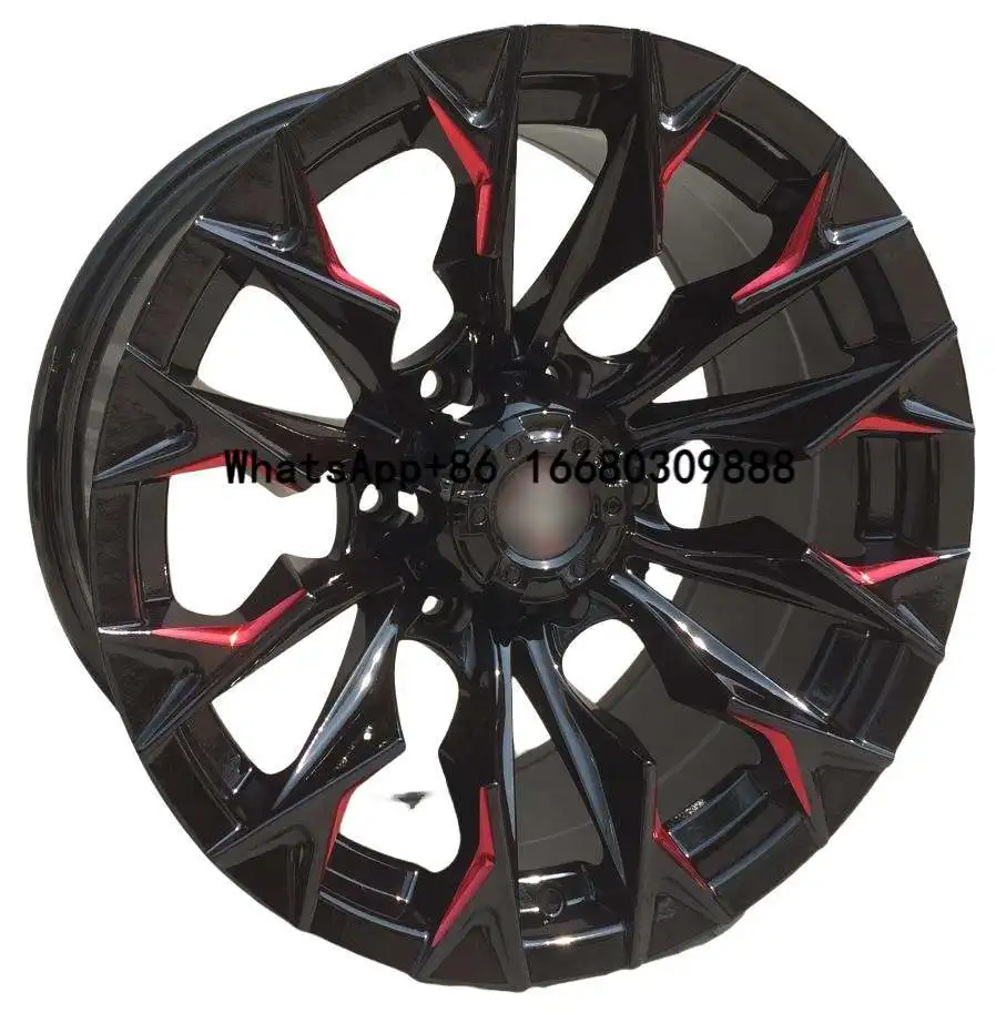 HK32JT227 16/17/18/20inch 8.5/9.0j 6X139.7Bright Alloy wheel suitable for passenger car wheels  casted custom wheels  auto parts