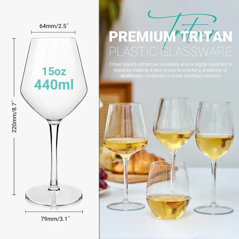 Tritan Wine Glass Set 3