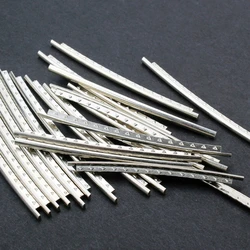 24Pcs Stainless Steel 2.7mm Width 24 Frets Guitar Fret Wires Fretwire Set for Electric Guitar Bass Guitar Fingerboard
