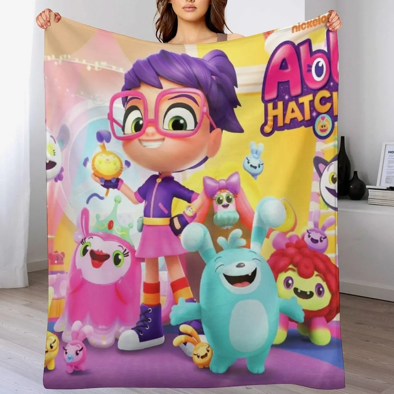 

Abby Hatcher characters fuzzly catcher abby hatcher season 2 abby hatcher adventure bike MO and Bo Throw Blanket Single Blankets