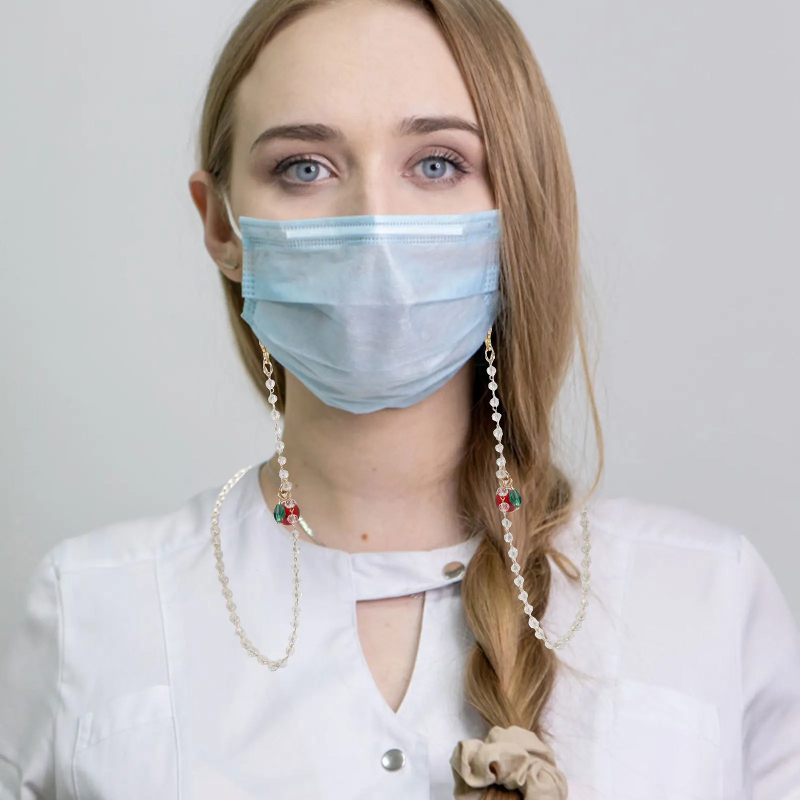 

Eyeglass Chain Accessory with Anti-Lost Function for Sunglasses and Masks Fashionable Rope Strap for Daily Wear Unisex Use