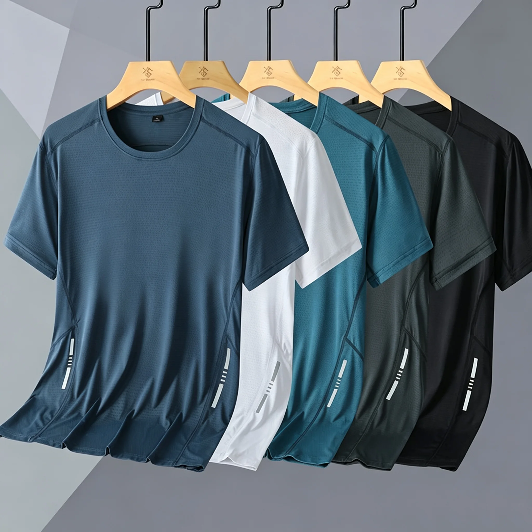 Happyjeffery Men Summer T-shirts Short Sleeve Tops Tees Shirts Male Stand Collar Solid T shirt Tshirts T07