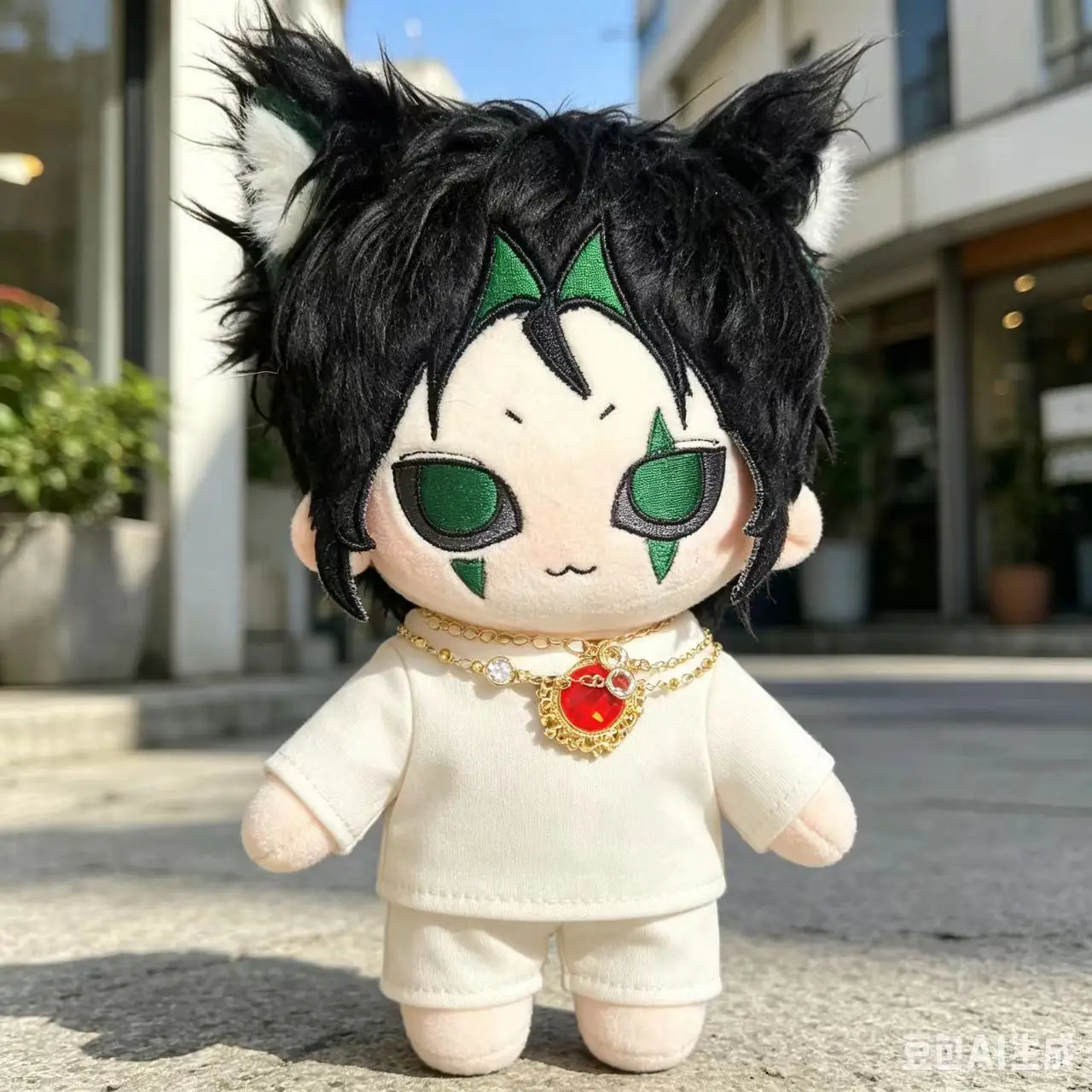 

20cm The Freak Circus Plush Anime Harlequin Character Soft Stuffed Cute Plushie Cosplay Prop Home Decor Fans Birthday Gifts
