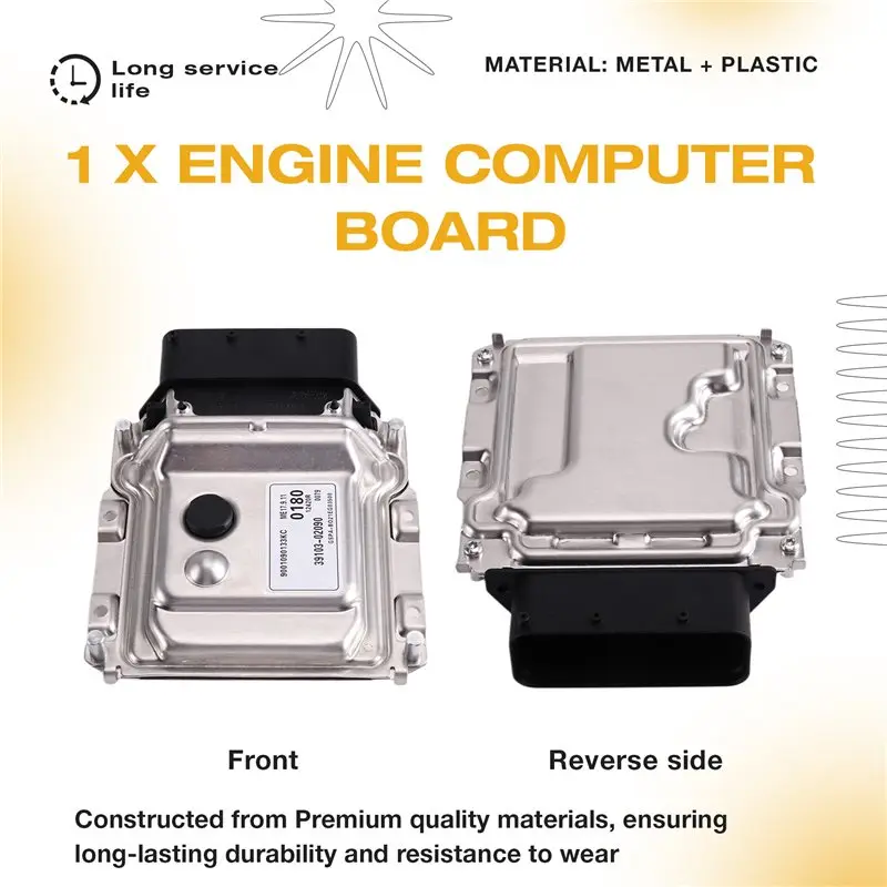 AB16-Engine ECU Computer Board ME17.9.11 39103-02090 3910302090 For Elantra Kia New Car