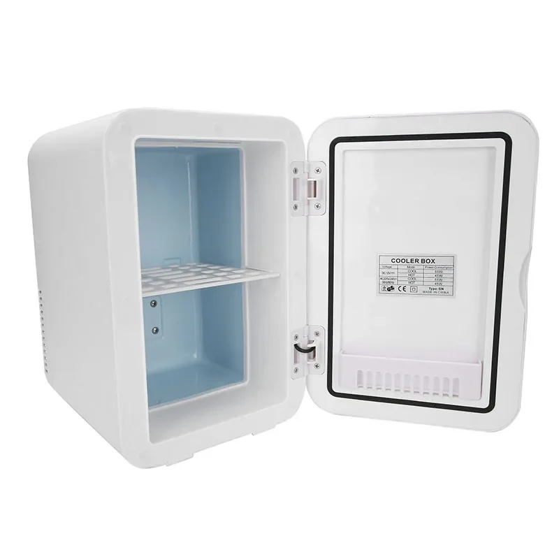 10L Refrigerator Vanity Mirror 2-in-1 Large Capacity Portable Dresser Vanity Mirror Car Bedroom Mini Small Refrigerator