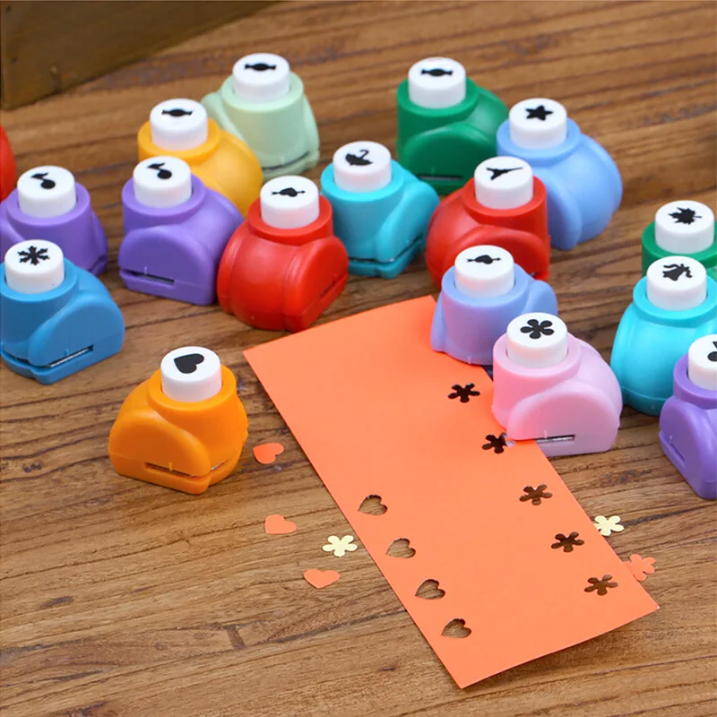 Scrapbook Punches Handmade Cutter Card Craft Mini Printing Paper Punch DIY Flower Paper Craft Punch Hole Puncher Children Toy