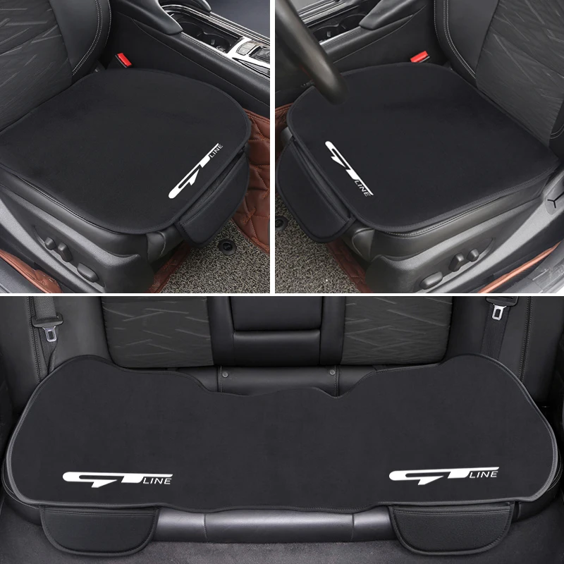 Car Seat Cover Front And Rear Linen Pads Breathable Protection Pads For Kia GT Line Sportage Ceed Picanto K3 K5 Auto Car Styling