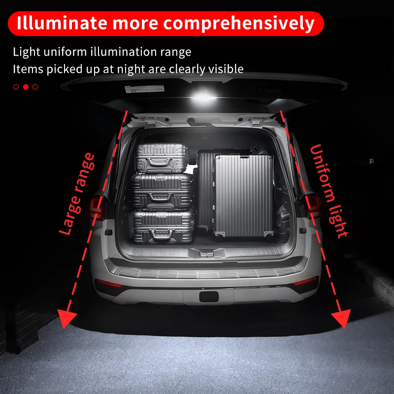 لتويوتا 2021-2025 2024 لاند كروزر 300 LC300 LED سيارة مصباح إضاءة صندوق السيارة السوبر مشرق مصباح داخلي إضاءة مقاومة للماء الملحقات