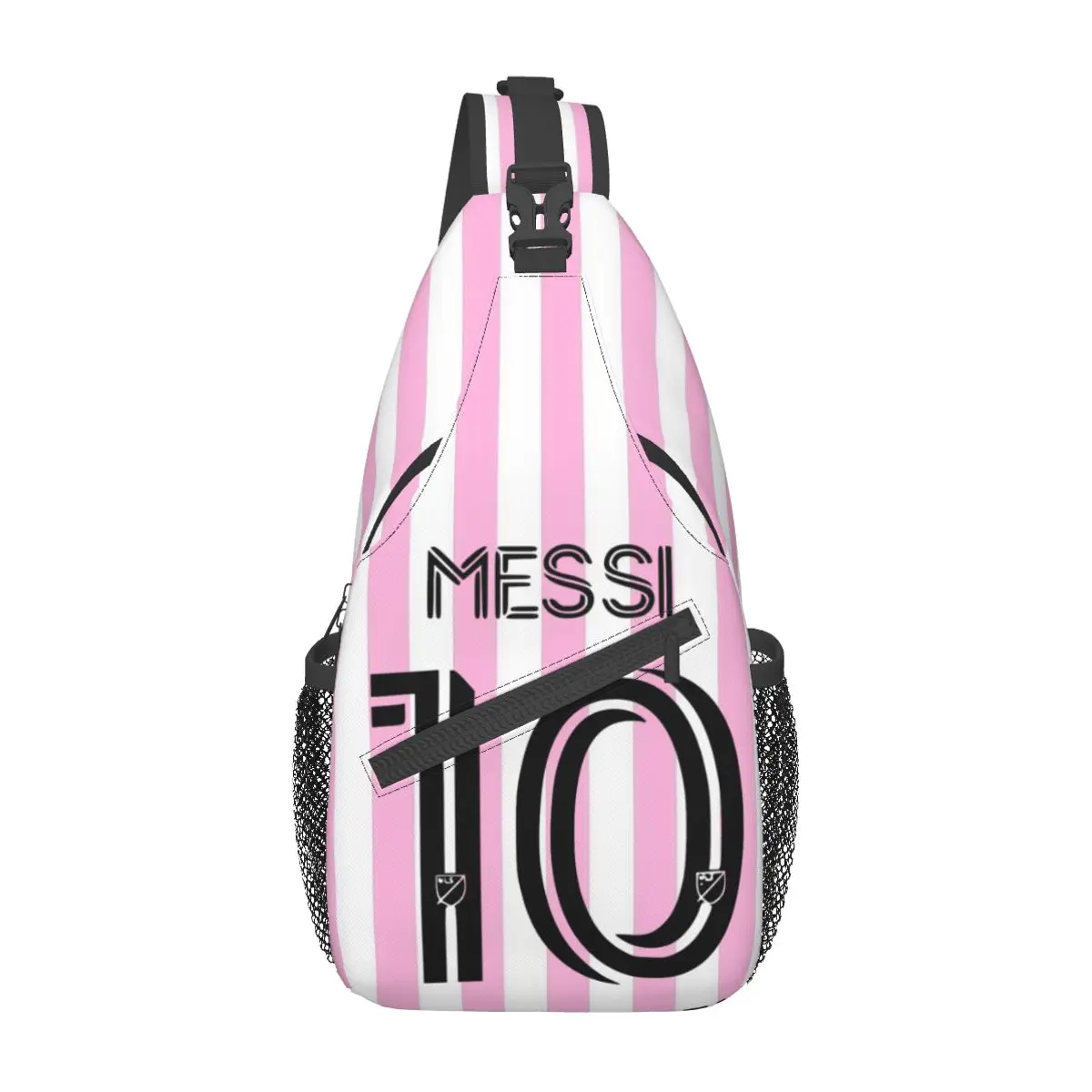 Messi Number 10 Small Sling Bag Chest Crossbody Shoulder Backpack Travel Hiking Daypacks Football Men Women Satchel