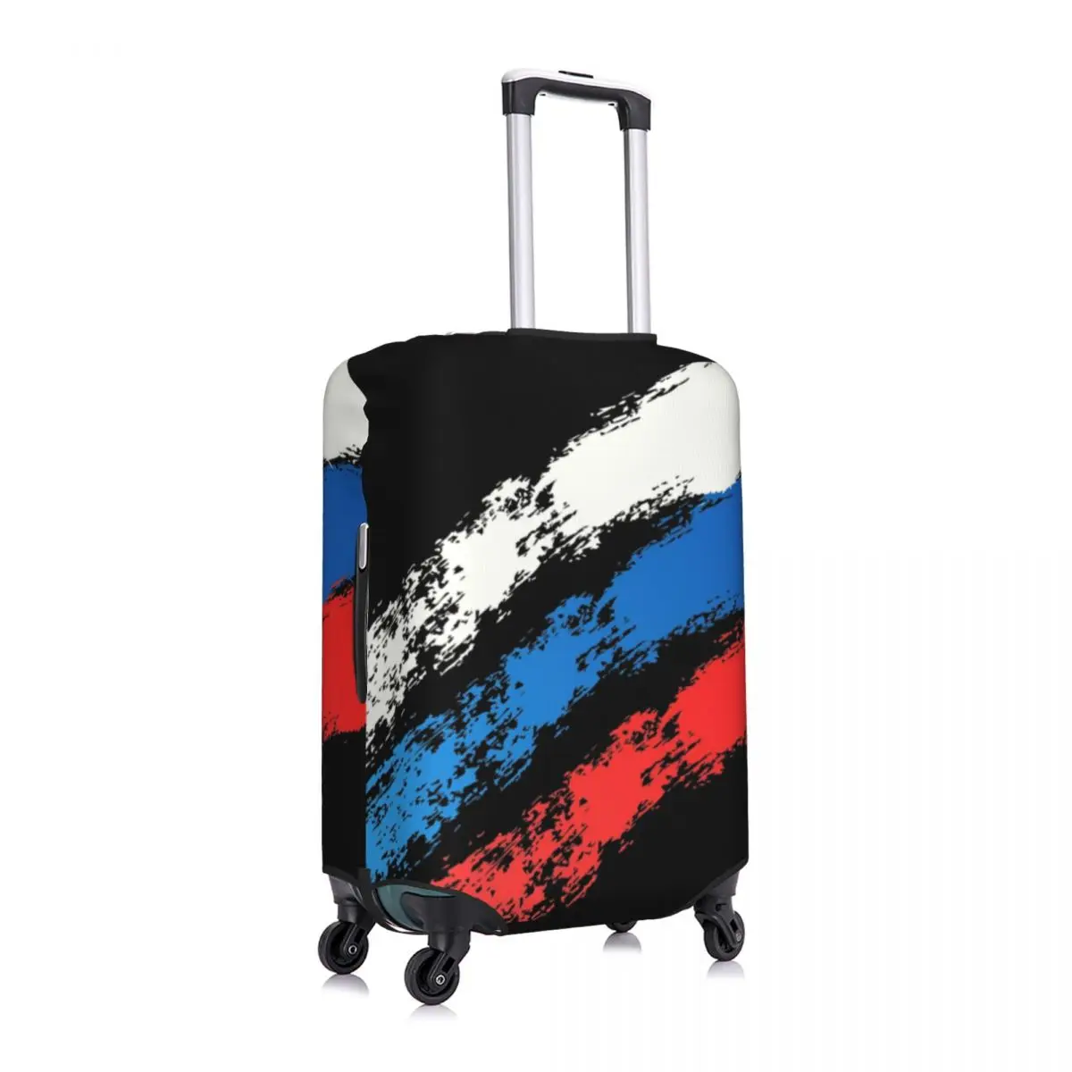 Custom Fashion Russia Flag Russian Pride Luggage Cover Protector Elastic Travel Suitcase Covers