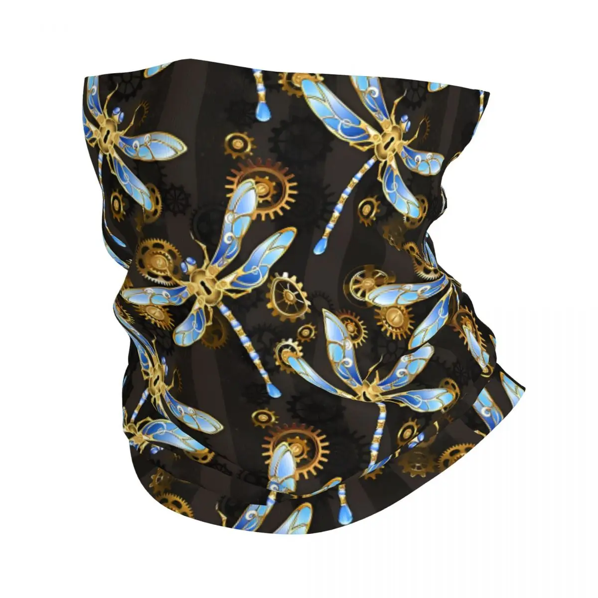 Dragonfly Scarf Neckerchief Neck Face Mask Polyester