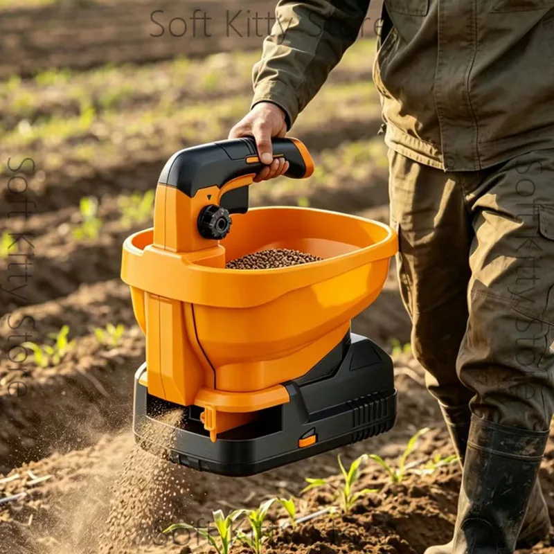 Lithium battery seeder Small portable fertilizer seeder Agricultural large capacity