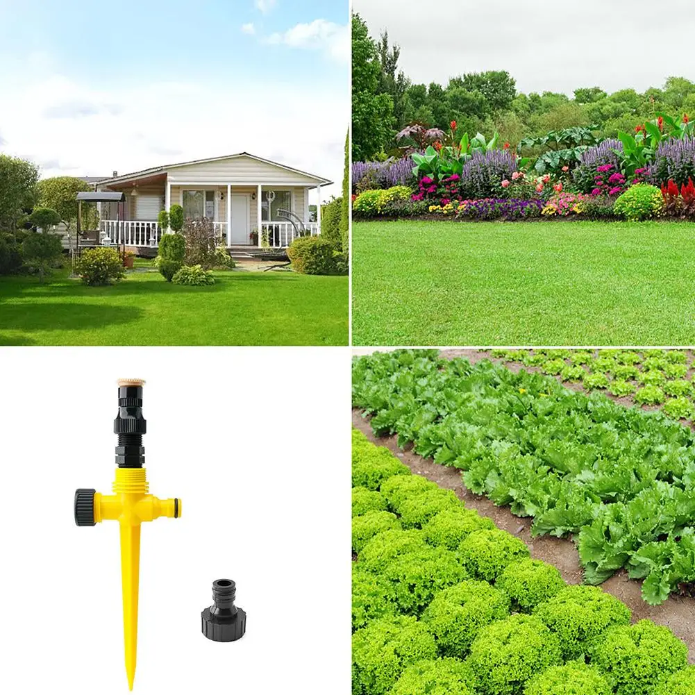 Système d\'arrosage automatique pour jardin, rotation à 360 °, d\'argile, agriculture, pelouse, ferme, serre, buse de pulvérisation