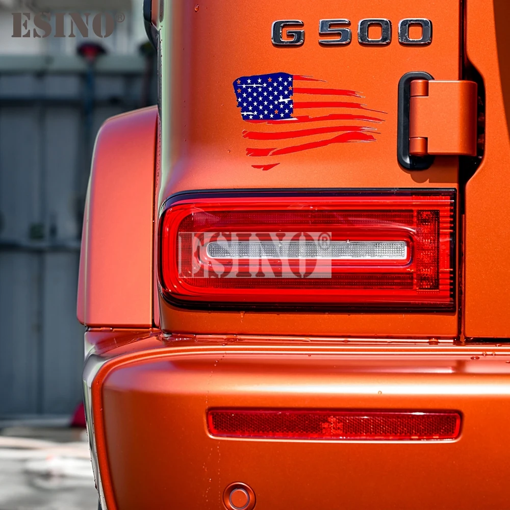 سيارة الإبداعية المتعثرة الأزرق والأحمر أمريكا سيارة ديكور صائق الكرتون البلاستيكية مقاوم للماء جسم السيارة ملصق نمط الفينيل