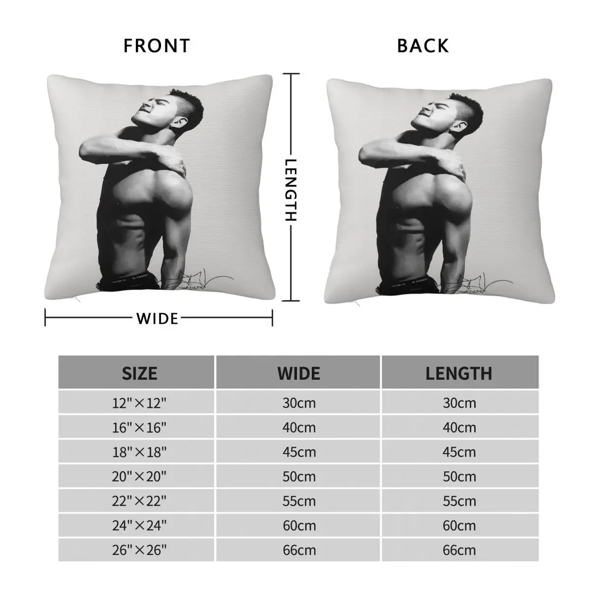 Sexy Taeyang With Hand Sign Square Pillowcase Polyester Linen Velvet Creative Decorative Pillow Case Sofa Seater Cushion Case - view 2