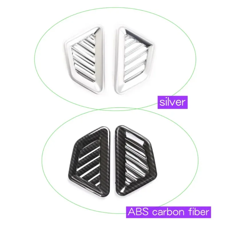 

Горячие наклейки для интерьера ABS, приборная панель автомобиля, боковая розетка для кондиционера, вентиляционная рамка, накладка, наклейки для Mercedes Benz G Class W4