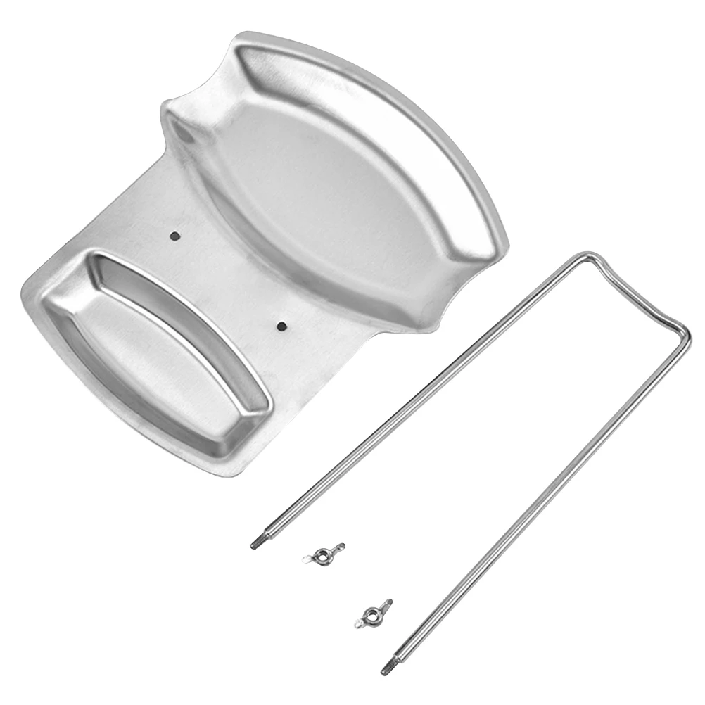 

1Pcs Stainless Steel Utensil Holder Kitchen Rack for Spoons Lids Covers Pans Cooking Tools Space Saving Counter Organizer