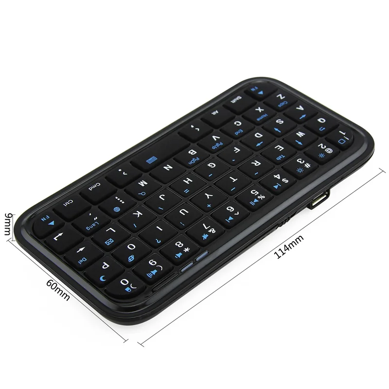 GOB-oMini Teclado Sem Fio Bluetooth Portátil Pequeno Teclado de Mão para iPhone Android Smart Phone Tablet Laptop