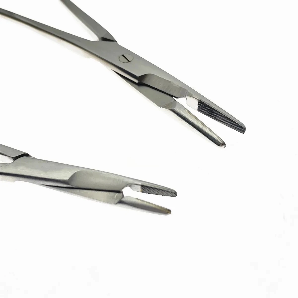 Porta agujas multifuncional con tijeras, soporte  agujas  12,5 cm/14cm con tijeras, abrazara con mango dorado