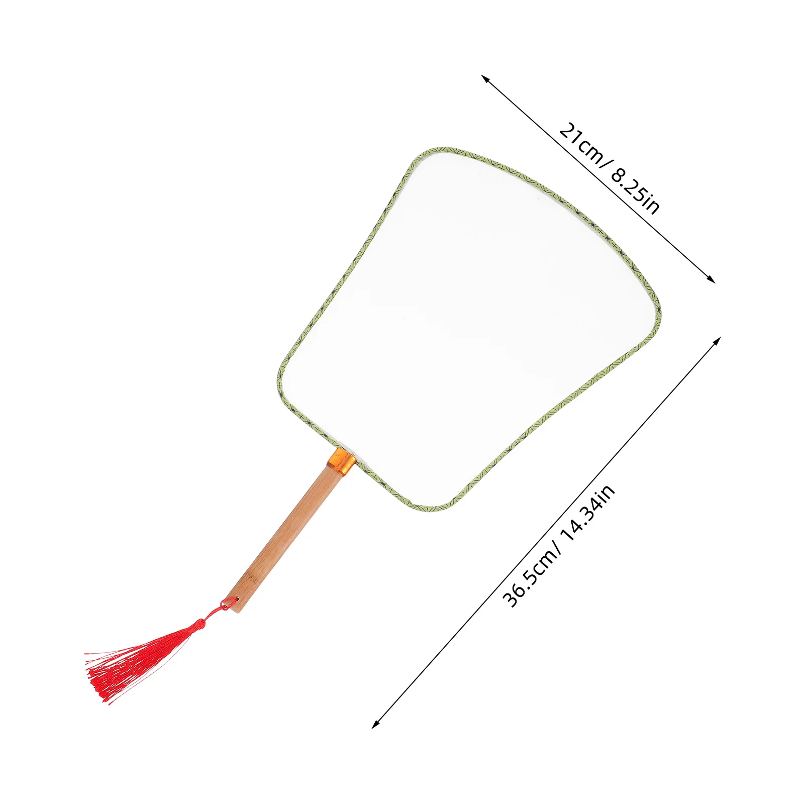 4Pcs DIY Blank Handmade Fan Traditional Bamboo Handle Summer Art Projects Kids Doodling Painting Decorative Craft - Image 3