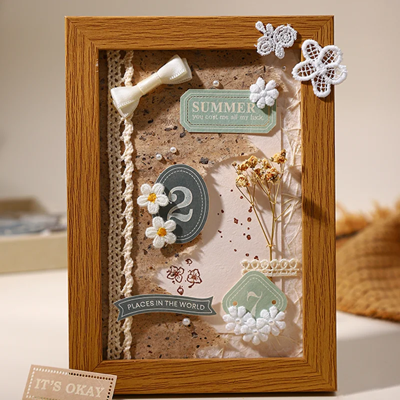 السيد ورقة 3 عبوات من سلسلة الورق المصنوعة يدويًا من مواد الحرف اليدوية الإنجليزية ملصقات سجل القصاصات مجلة إطار الصورة زينة جراب هاتف DIY #5