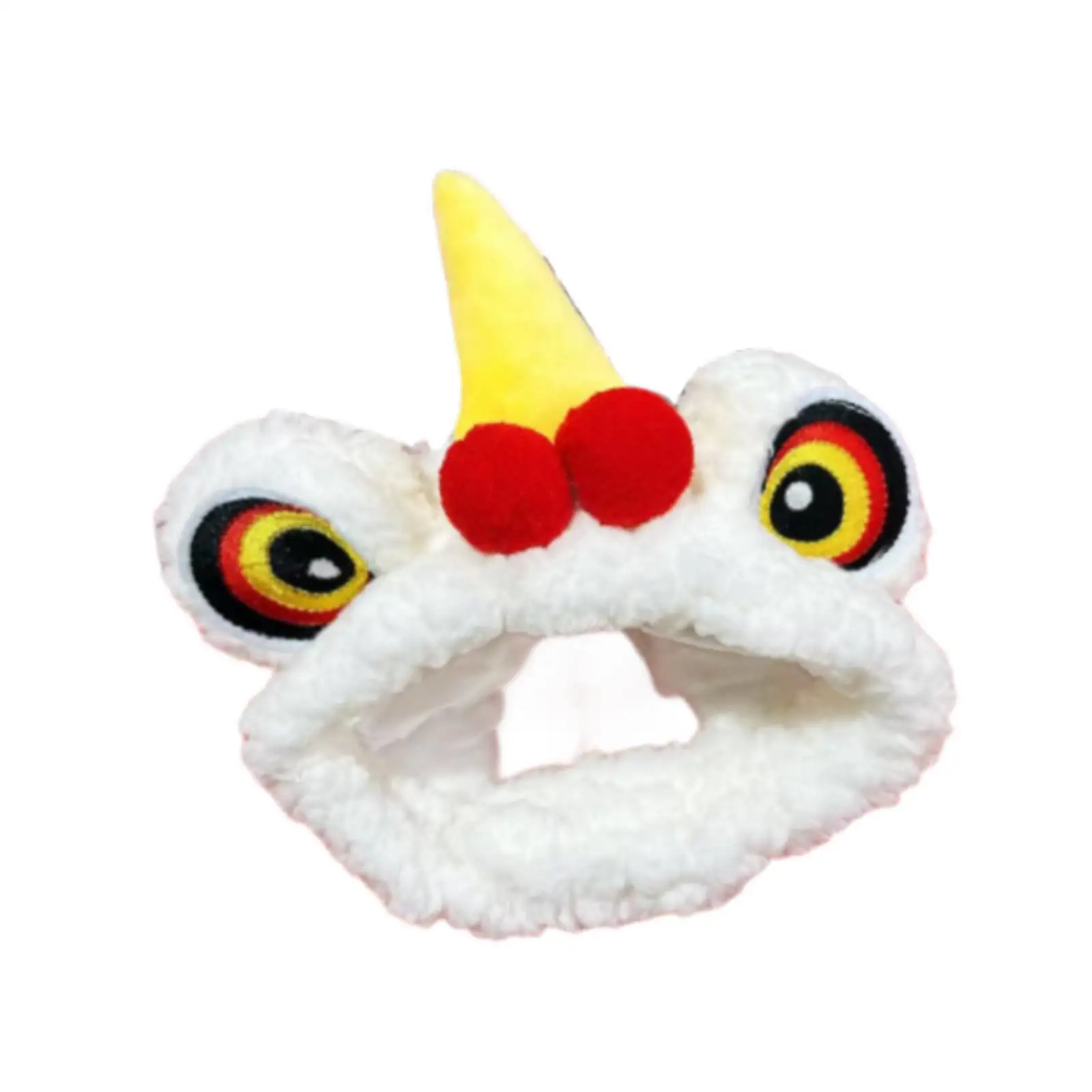 Pet Costume Hat Lion Dance Dog Headwear Easy to Wear Celebration Comfortable