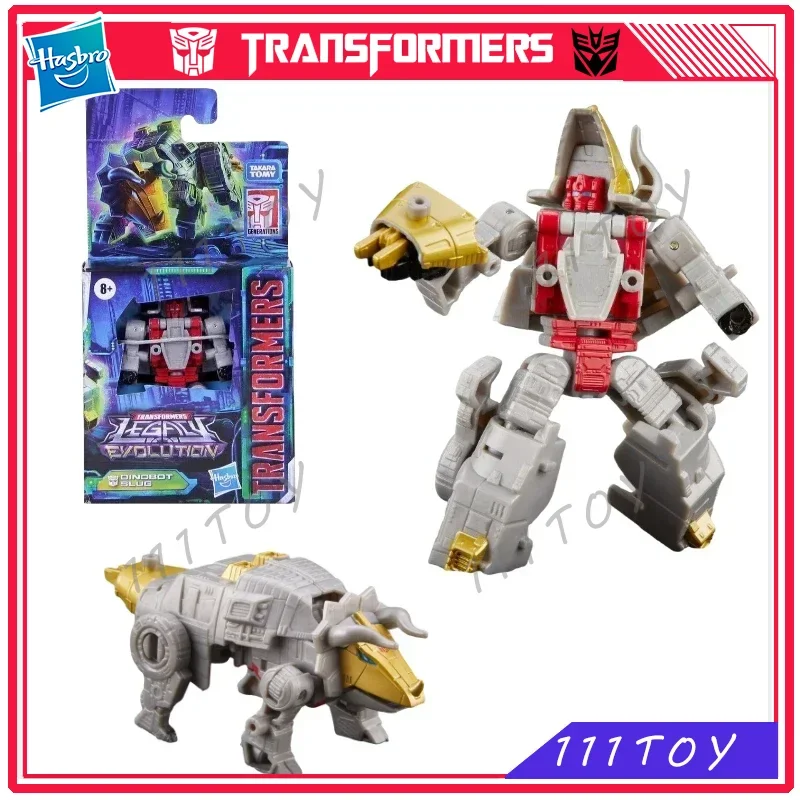 En Stock Hasbro Transformers juguetes clásicos Legacy Evolution Core Dinobot Slug figura de acción Robot juguete coleccionable regalos pasatiempos